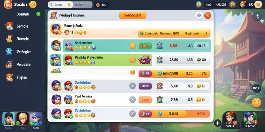 Pengguna berinteraksi dalam mode multiplayer yang seru.