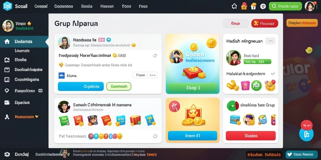 Grafik yang keren dan menarik perhatian.